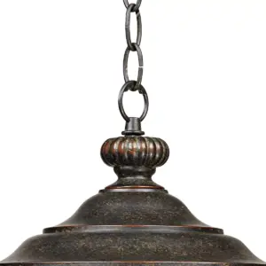 John Timberland Rustic Outdoor Ceiling Light Bronze 18