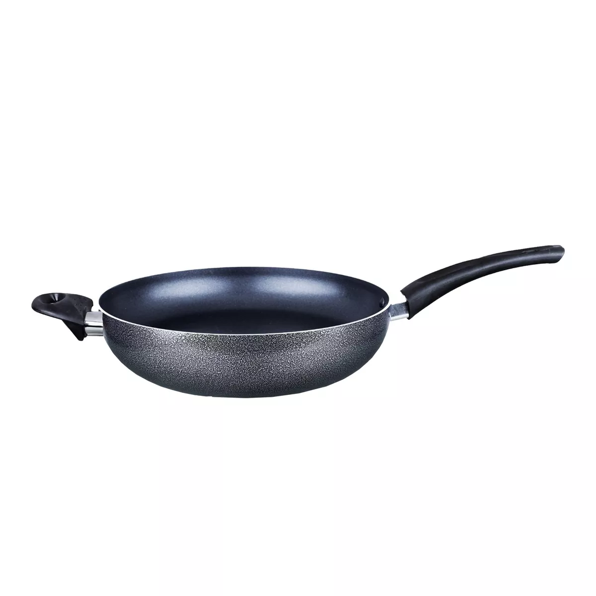 Brentwood Wok Aluminum Non-Stick 12 Inch- Gray