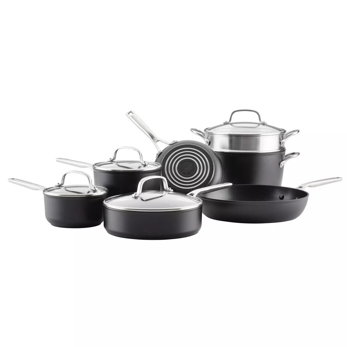 KitchenAid Hard-Anodized Induction 11pc Nonstick Cookware Set