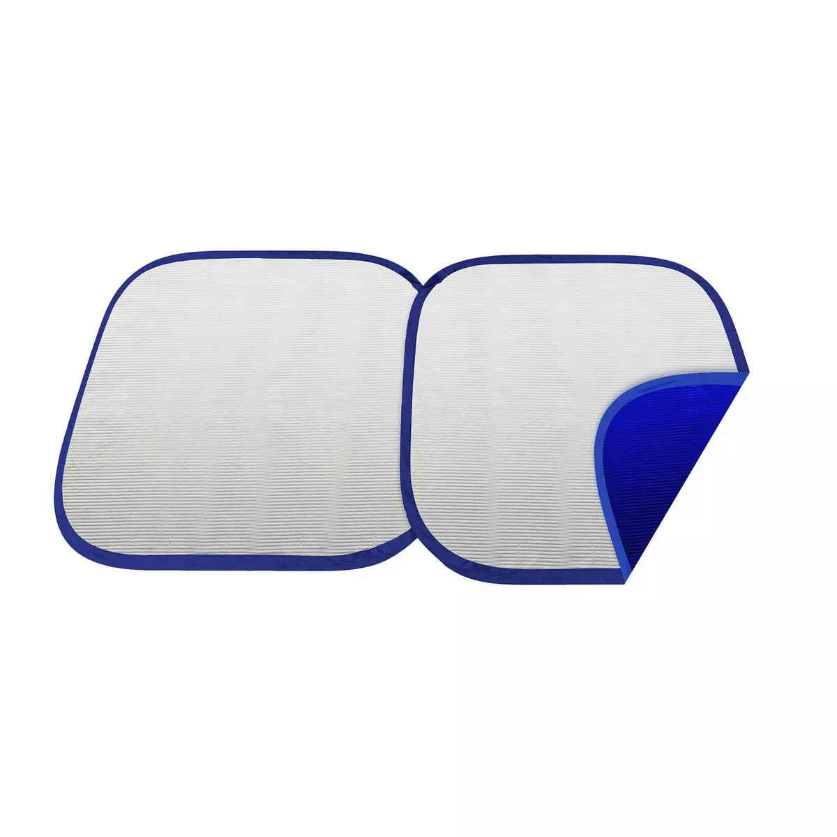 Type S Standard Fashion Reversible Spring Sunshade Blue/Silver
