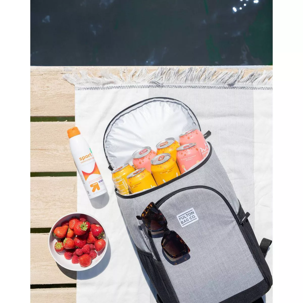 Fulton Bag Co. 9qt Hardbody Cooler with Removable Hard Liner - Griffin Gray