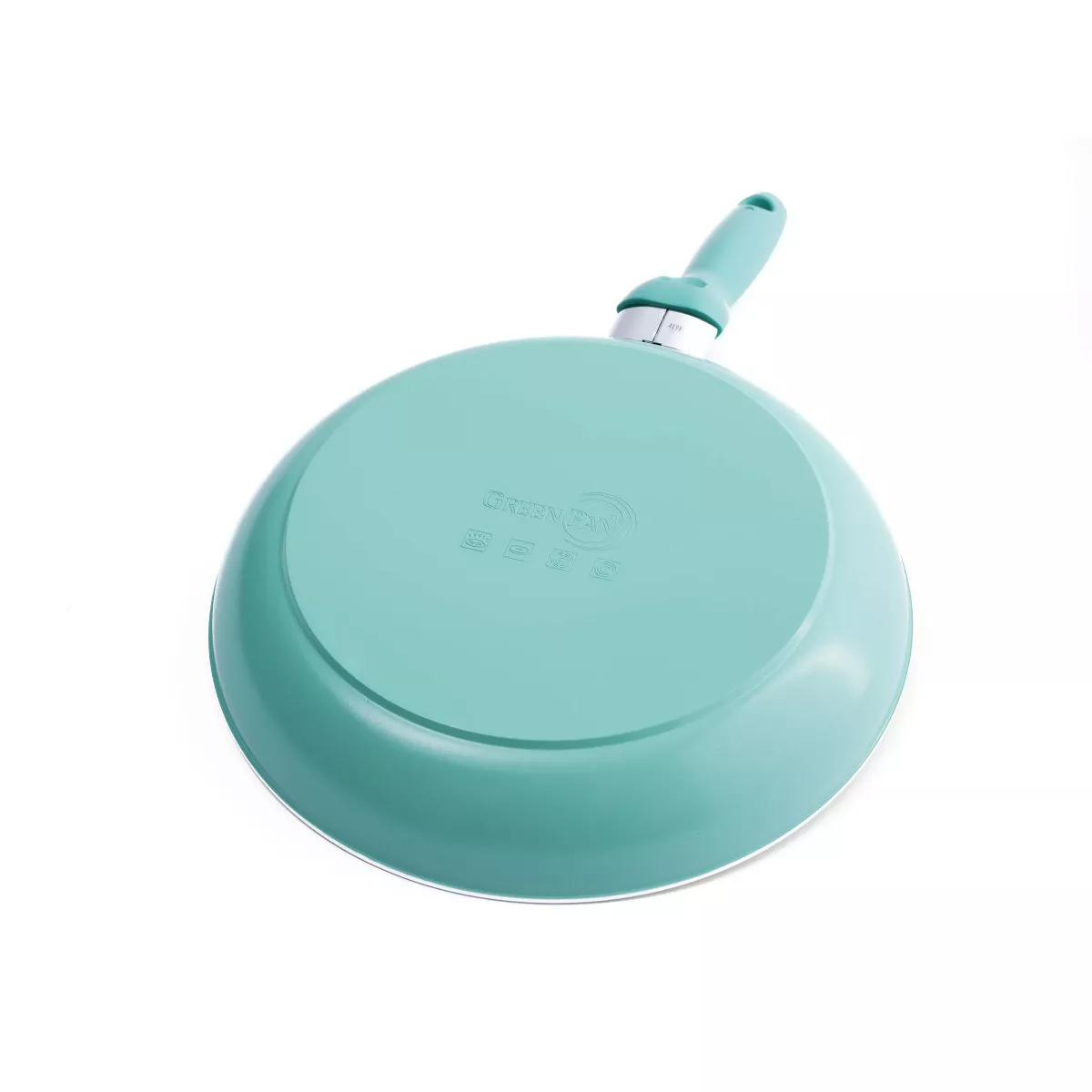GreenPan Rio 8" and 10" Ceramic Non-Stick Cookware Set Turquoise