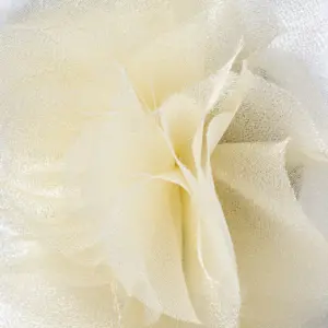 Chiffon Flower Dog and Cat Collar Slide - 3.5