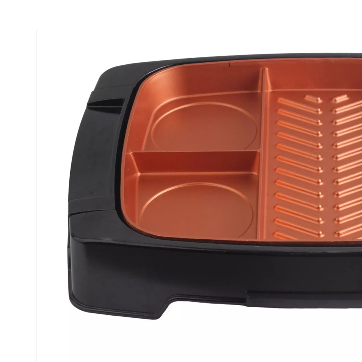 Brentwood Multi-Portion Electric Indoor Grill with Non-Stick Copper Coating