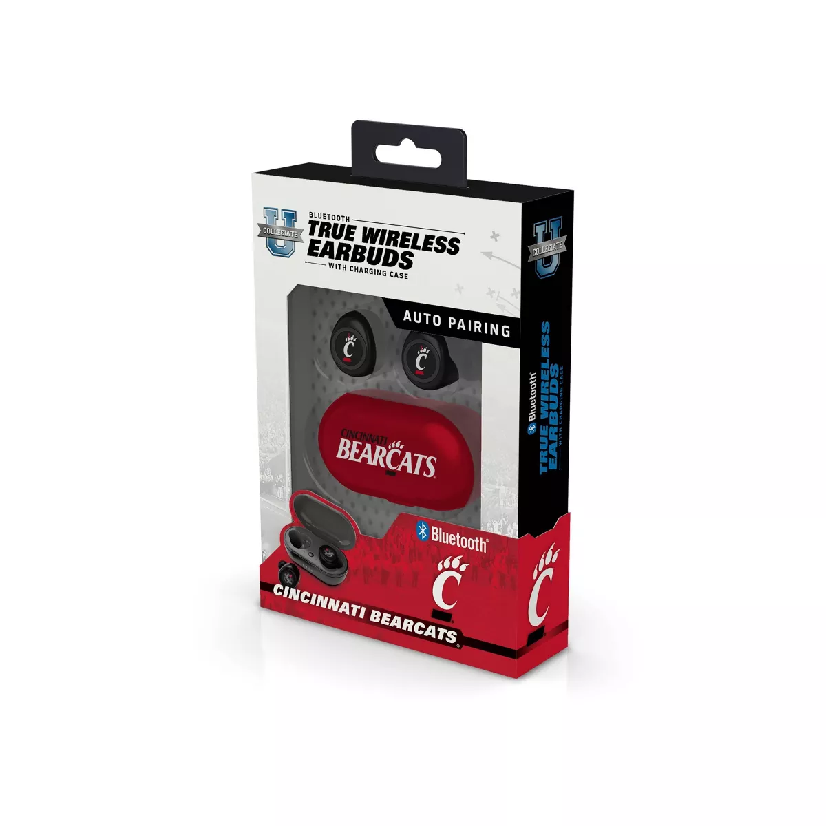NCAA Cincinnati Bearcats True Wireless Bluetooth Earbuds