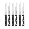 Cuisinart 6pc Stainless Steel Triple Rivet Serrated Steak Knives with Blade Guards - C77TR-6PSK