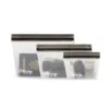 (re)Zip Stand up Reusable Food Storage Kit - Gray - 3pc