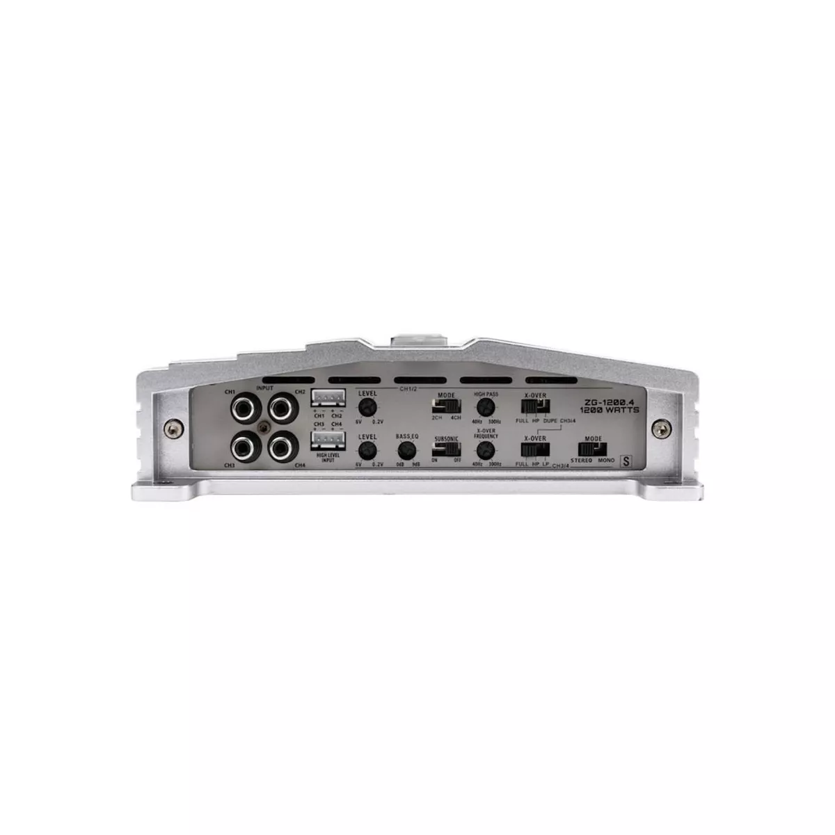 Hifonics ZG-1200.4 Zeus Gamma 1200 Watt Max Power Class A/B 4 Channel Car Audio Amplifier