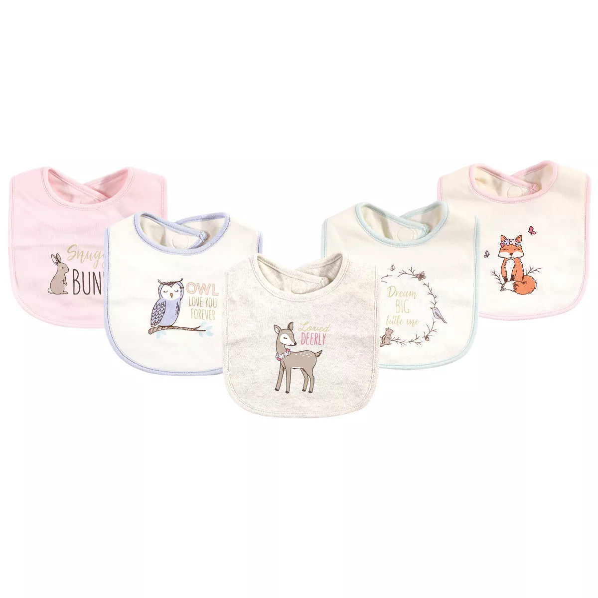 Hudson Baby Infant Girl Layette Start Set Baby Shower Gift 25pc, Enchanted Forest, 0-6 Months