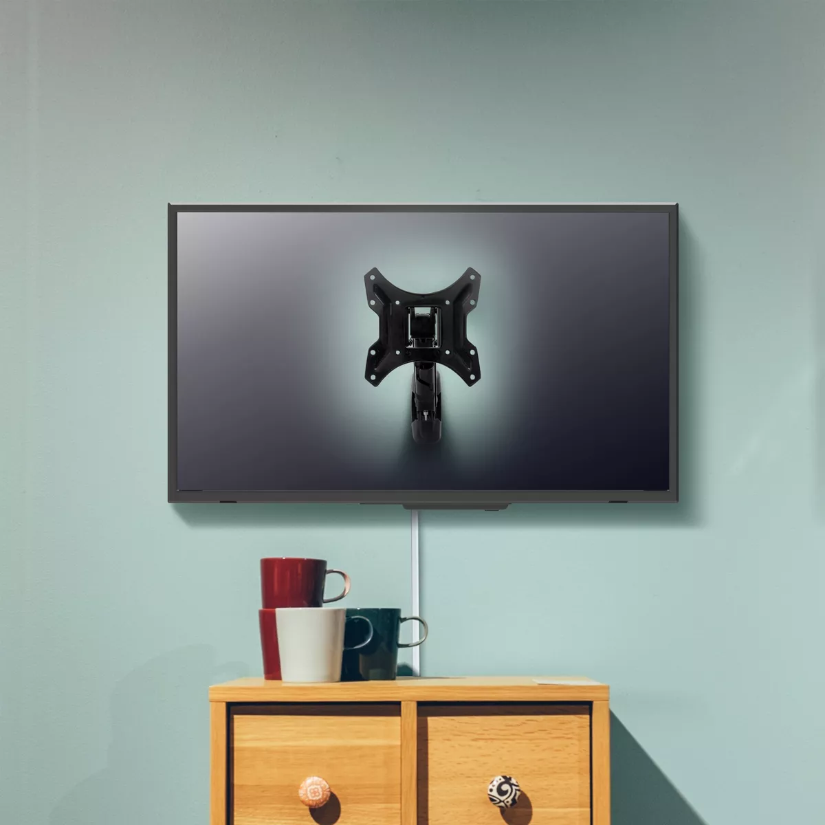 Pyle 37'' To 55'' Aluminum Flat Panel Ultra-Thin TV Wall Mount