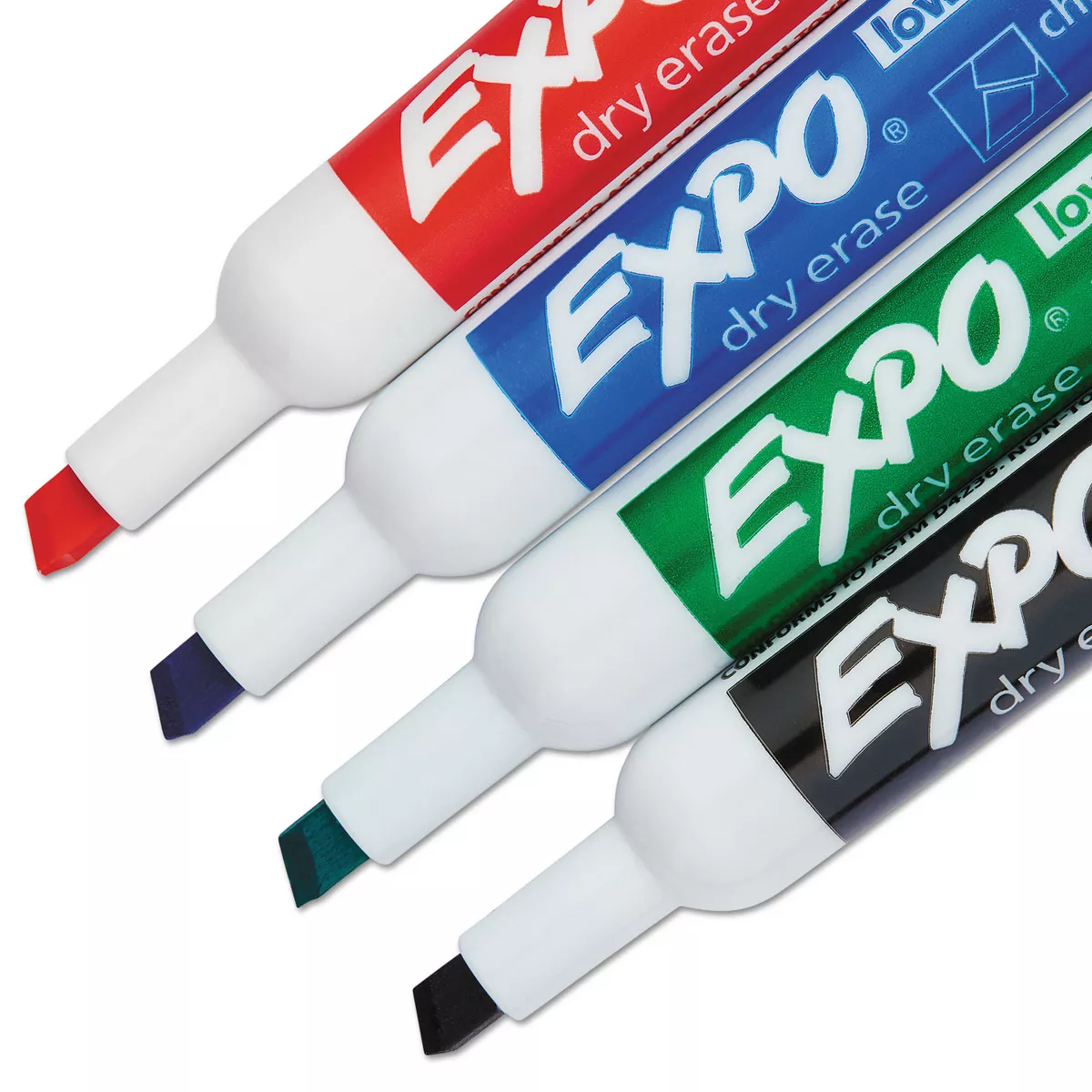 EXPO Mountable Whiteboard Caddy With 4 Markers/Eraser Set 1785294