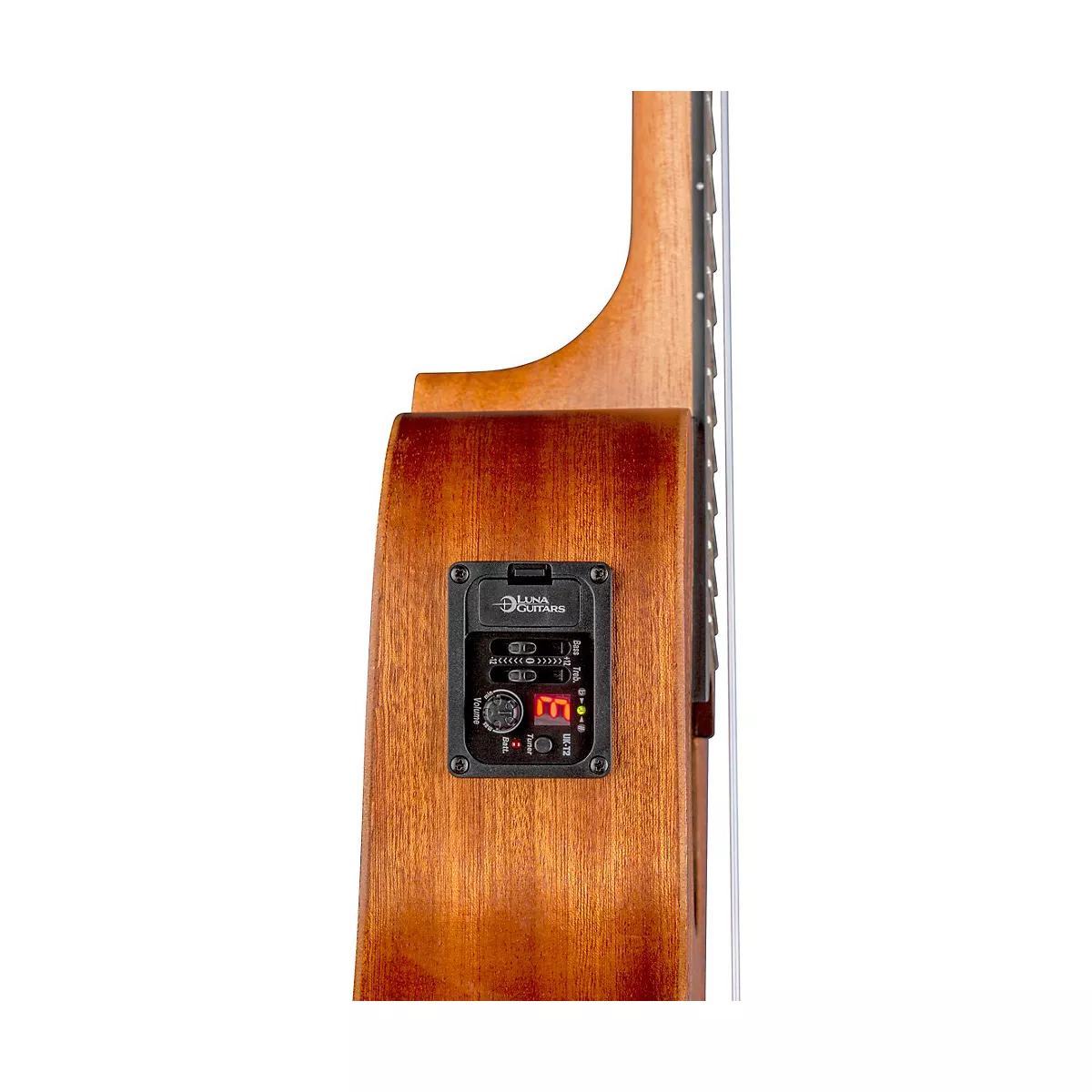 Luna Guitars Henna Dragon Mahogany Tenor Acoustic-Electric Ukulele Mahogany