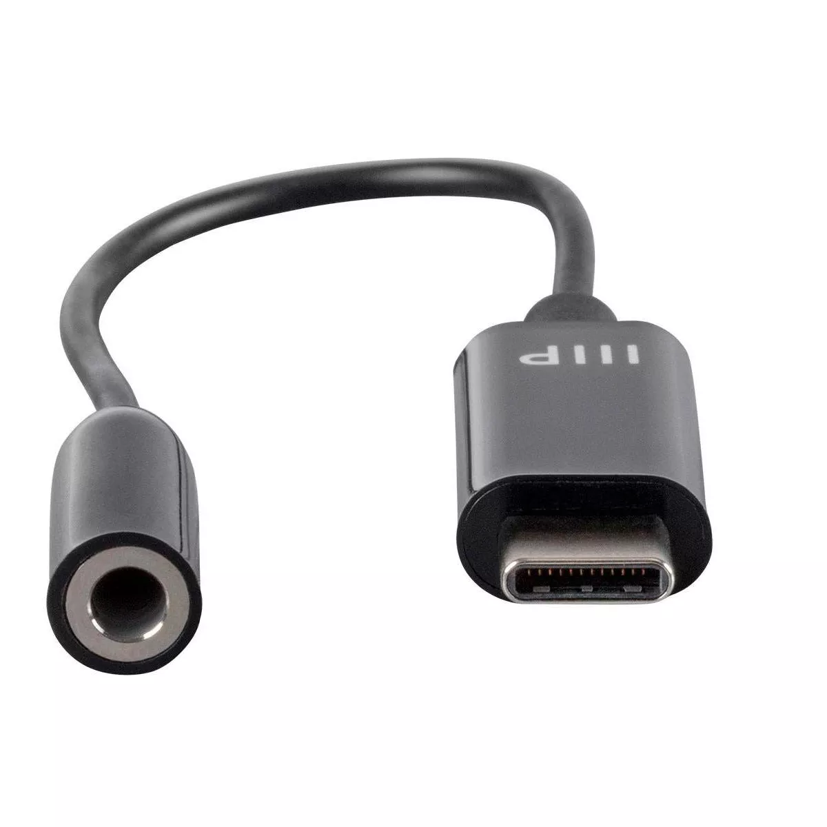Monoprice USB-C to 3.5mm Audio Auxiliary Adapter - Black Ideal For Smartphones, Androids, LG, HTC