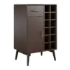 Brittany Bar Cabinet Walnut - Novogratz