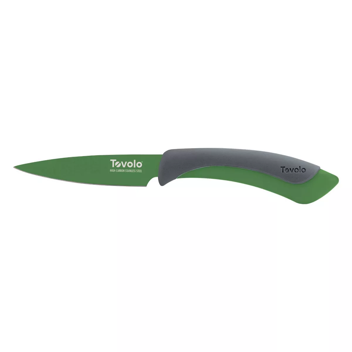 Tovolo Comfort Grip Chef and Paring Knife Set Warm Gray 14017-999