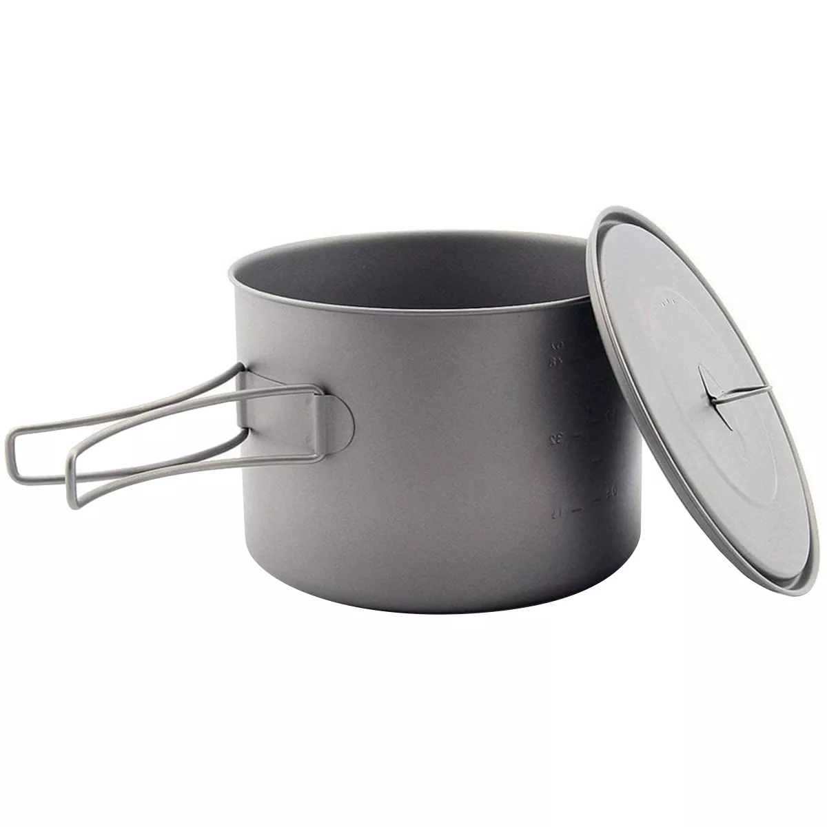 TOAKS 1600ml Ultralight Titanium Camping Cook Pot with Foldable Handles and Lid