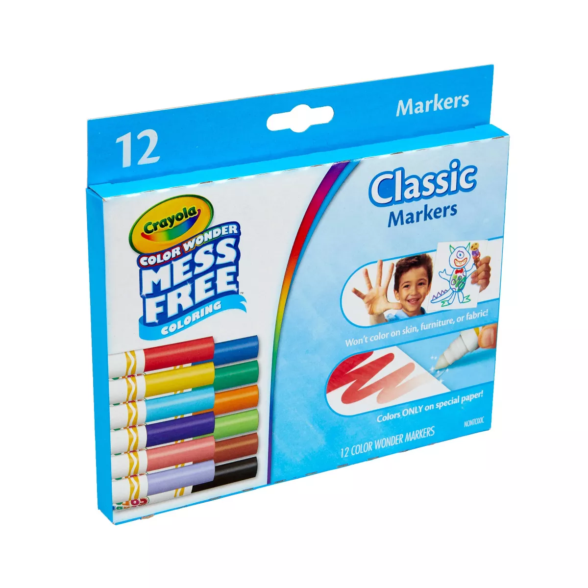 Crayola 12ct Color Wonder Classic Markers
