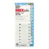 Redi-Tag Side-Mount Self-Stick Plastic Index Tabs Nos 11-20 1 inch White 104/Pack 31002
