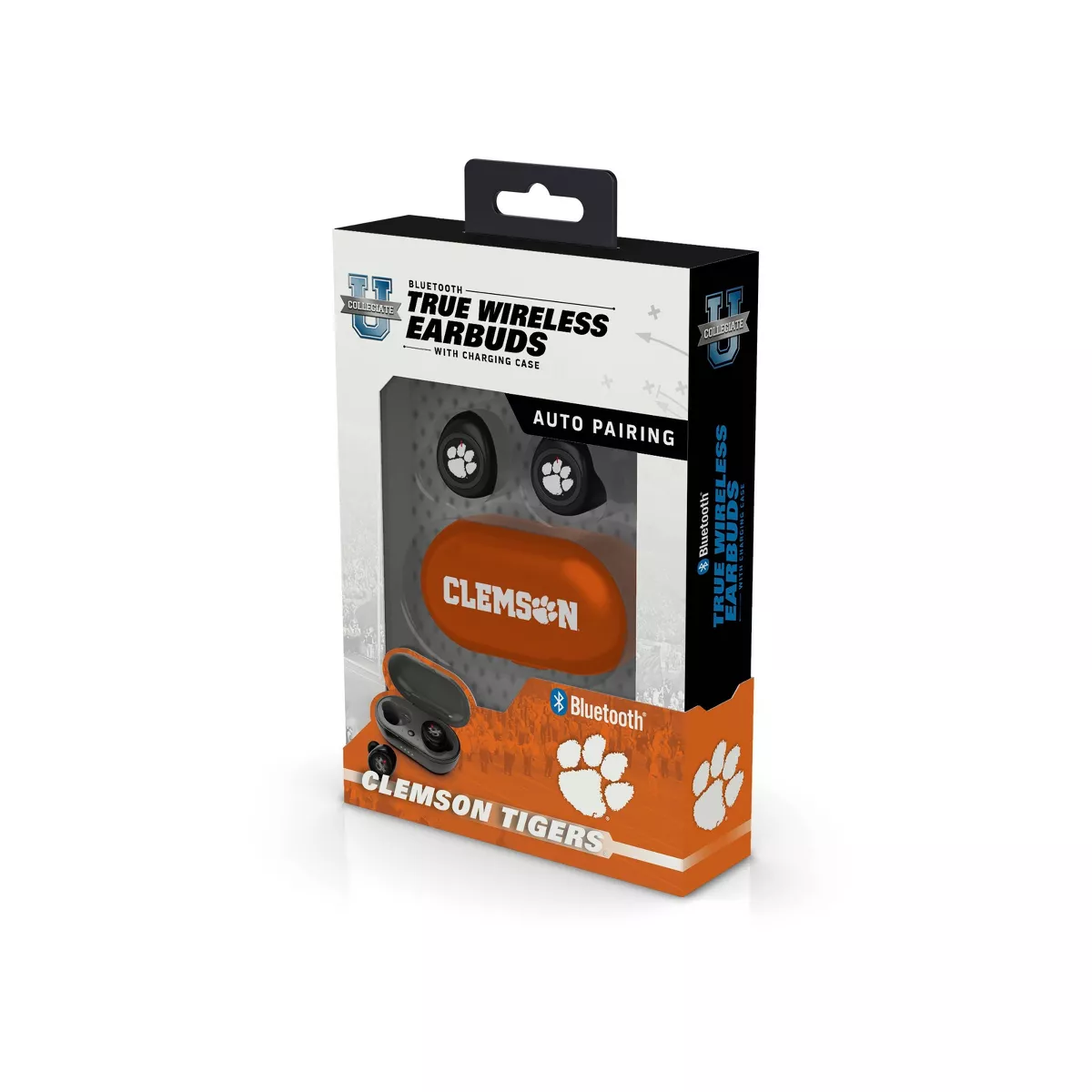 NCAA Clemson Tigers True Wireless Earbuds