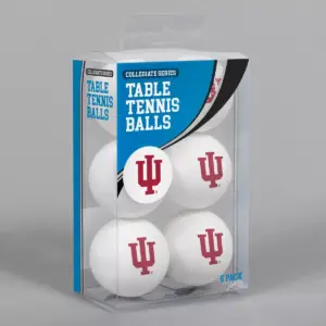 NCAA Indiana Hoosiers Table Tennis Balls 6pk
