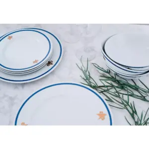 Robe Factory LLC Star Trek: The Next Generation Dinnerware Sets | 16-Piece Ceramic Dinner Set