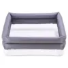 Summer Waves 366 Gallon 4 Person Inflatable PVC Portable Standard Size Pickup Truck Bed Tailgate Swimming Pool, Gray