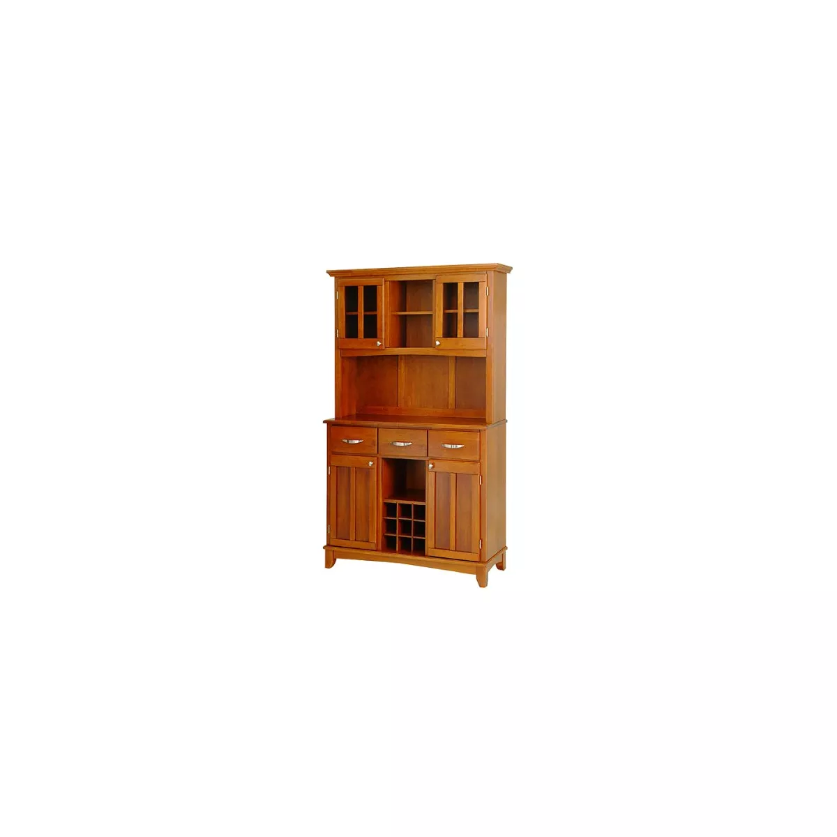 Buffet with 2 Door Hutch Wood/Oak - Home Styles