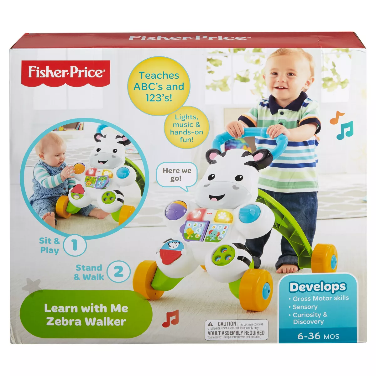 Fisher-Price Learn with Me Zebra Walker