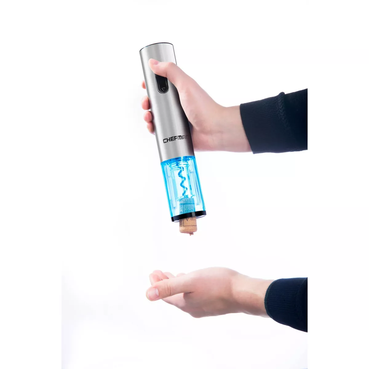 Chefman Stainless Steel Electric Wine Opener