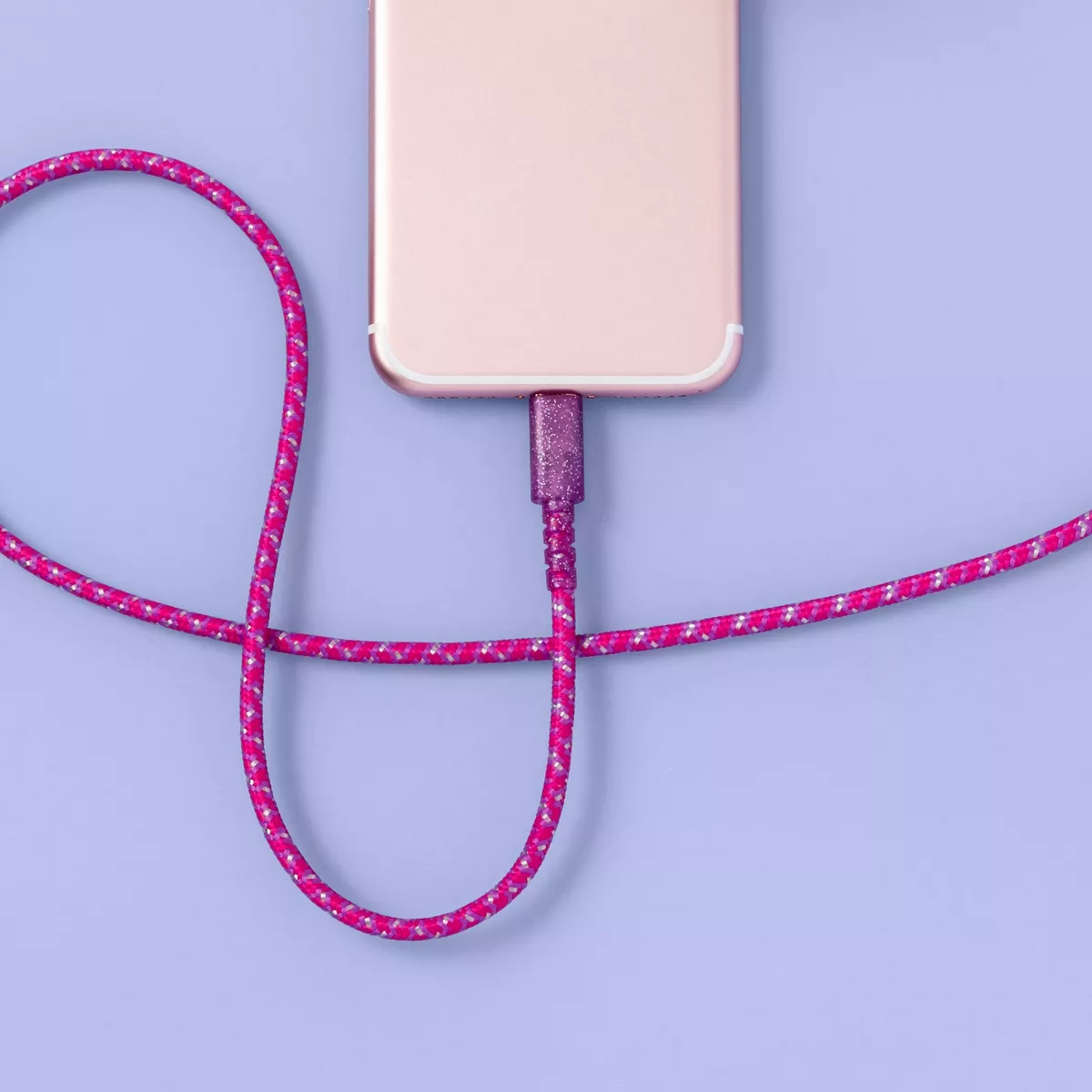 Lightning to USB-A 6' - More Than Magic™ - Purple/Pink