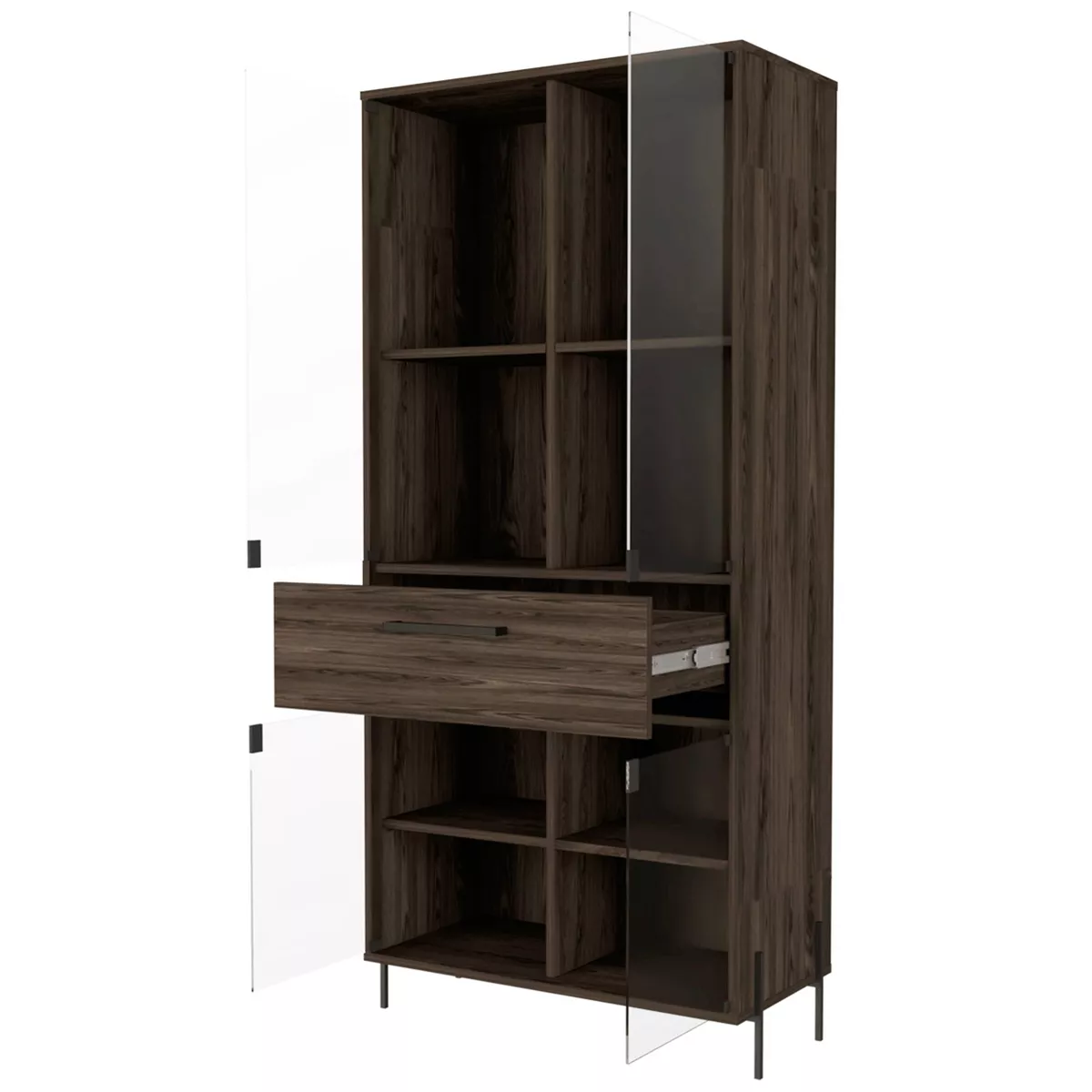 Page Pantry Cabinet Brown - RST Brands