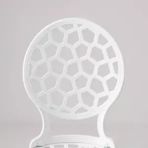 Vashon 3pc Aluminum Bistro Set - White - Balkene Home