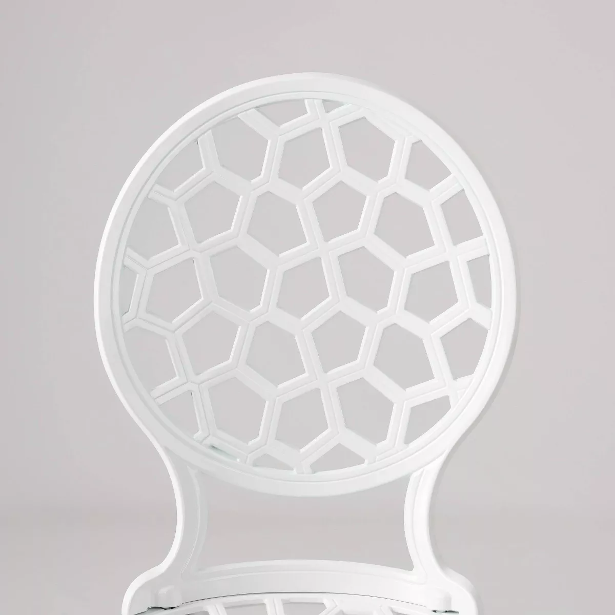 Vashon 3pc Aluminum Bistro Set - White - Balkene Home