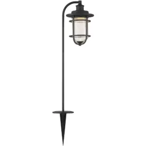 John Timberland Markham Textured Black 6-Piece LED Path and Flood Light Set