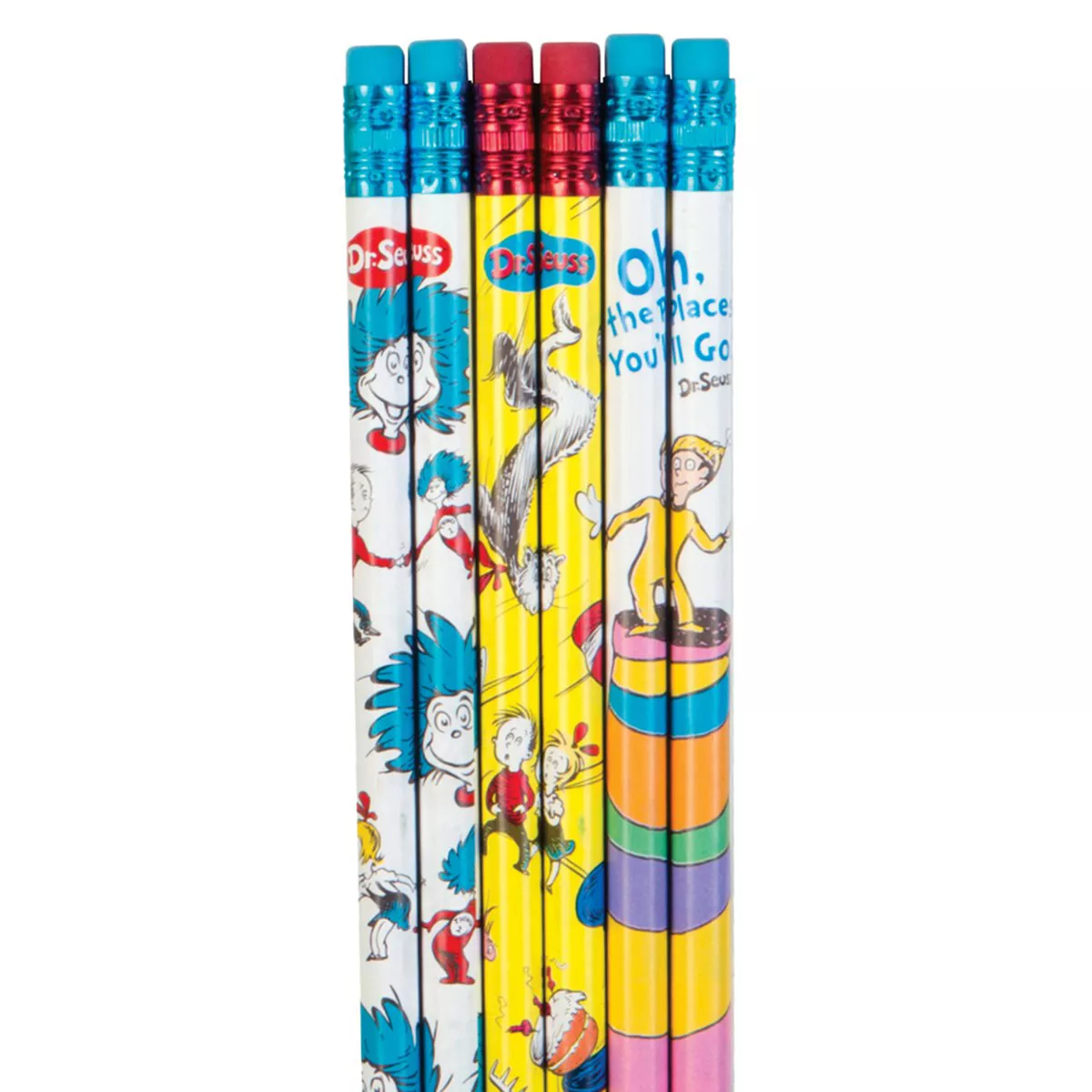 GEDDES Dr. Seuss #2 Pencils - Box of 72 Assorted Designs