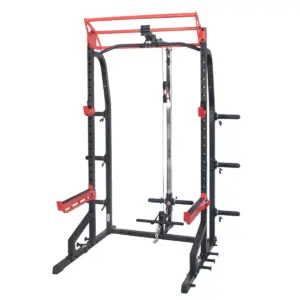 Sunny Health & Fitness Lat Pull Down Attachment Pulley System for Power Racks