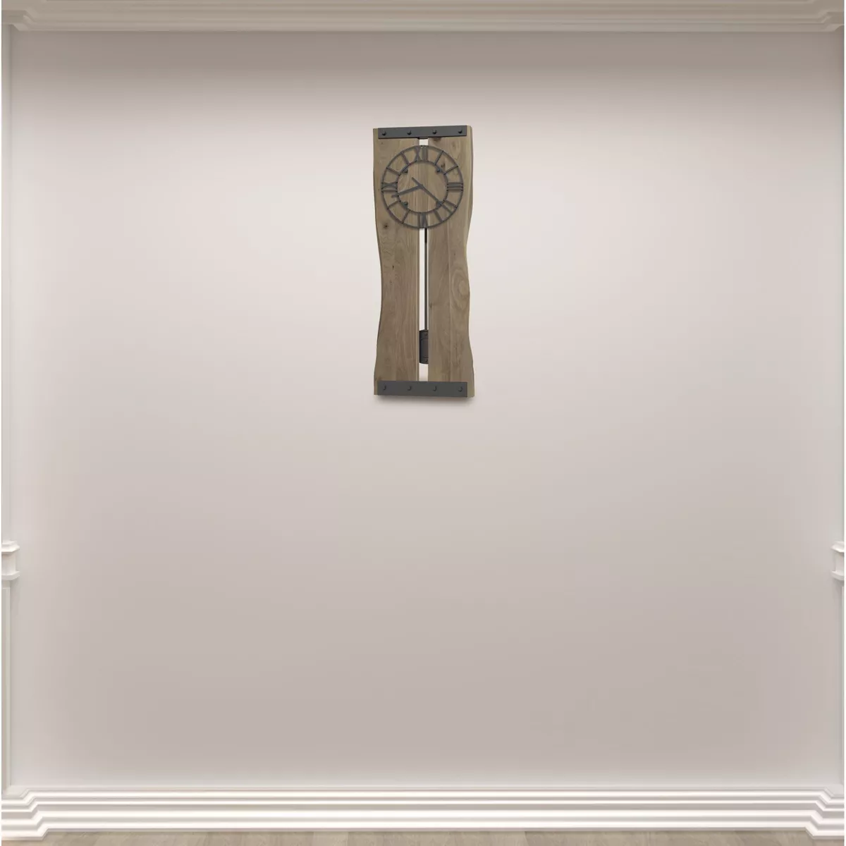 Howard Miller 620506 Howard Miller Zeno Wall Clock 620506 Natural Gray