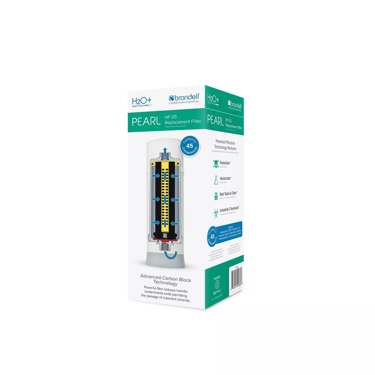 Brondell H2O+ Pearl Carbon Block Water Filter