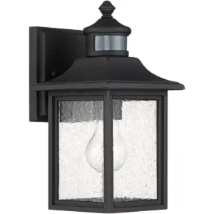 John Timberland Outdoor Wall Light Fixture Black Steel 11 1/2