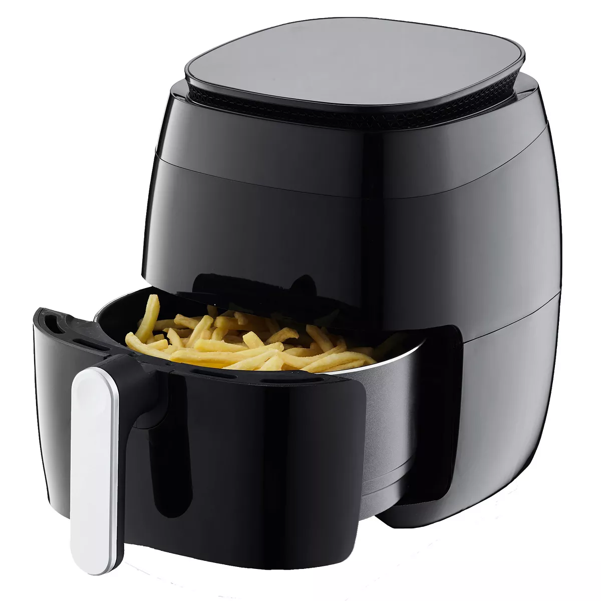 GoWISE USA GW22821-S 1500 Watt 5 Quart Digital Touchscreen Countertop Air Fryer with 8 Preset, Black