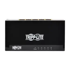 Tripp Lite 5-Port Gigabit Ethernet Switch Desktop RJ45 Unmanaged Switch 10/100/1000 Mbps - 5 Ports - 1000Base-T - 5 x Network - Twisted Pair