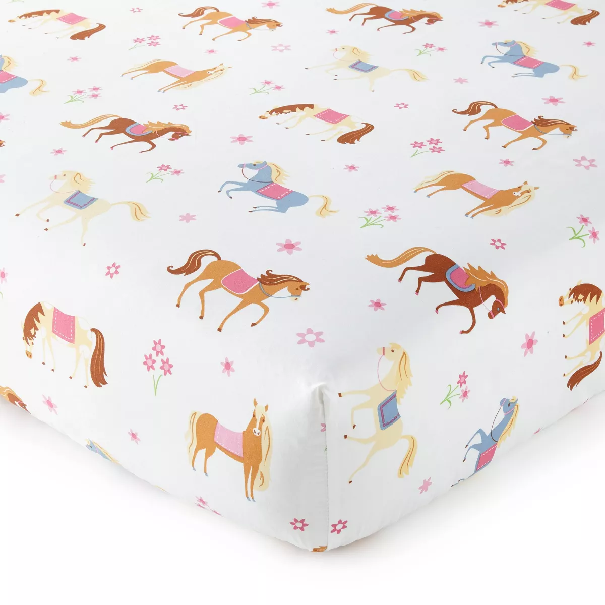 4pc Toddler Horses Cotton Bed in a Bag - WildKin
