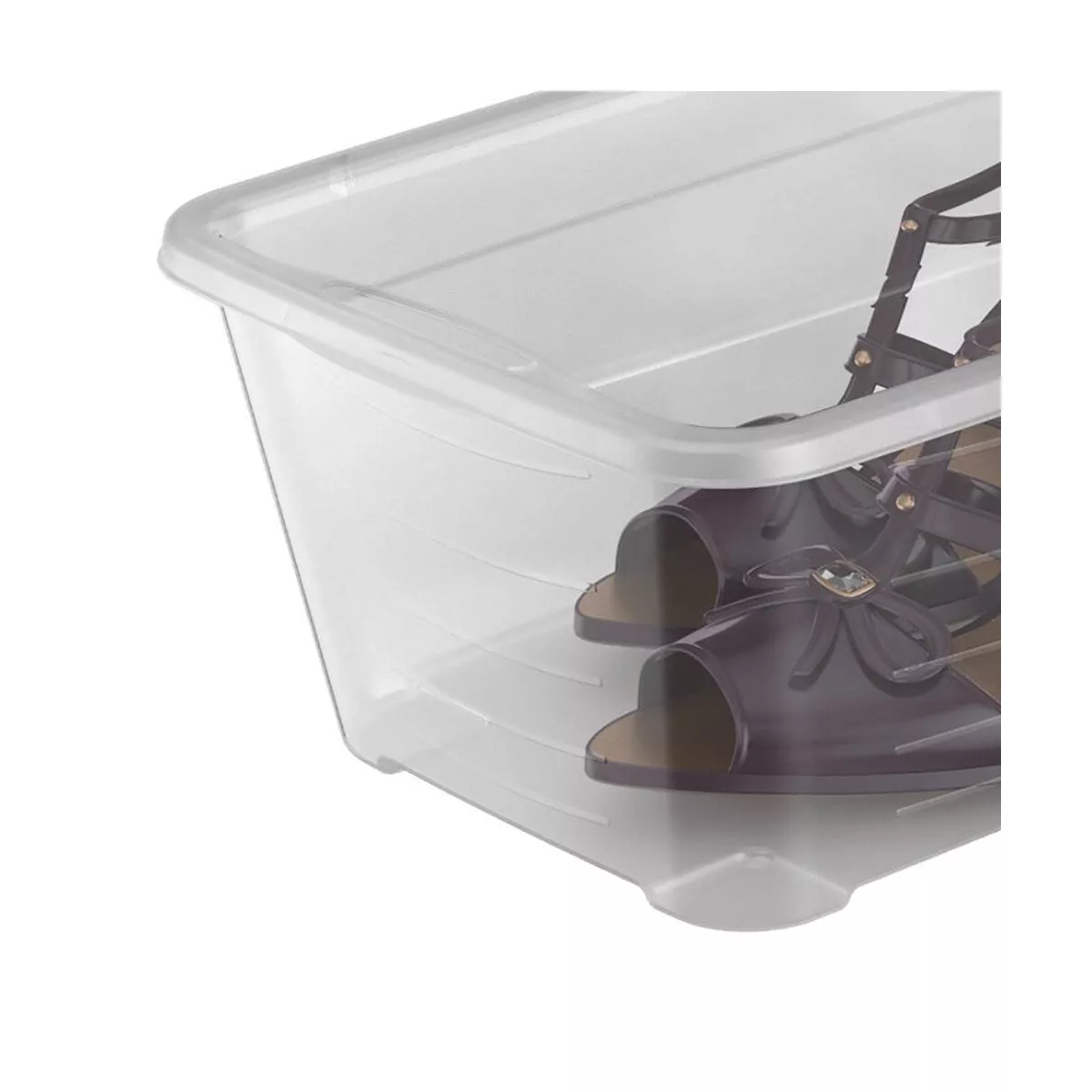 Life Story 6 Quart Stacking Storage Box Bin Clear Container with Lid, 36 Pack