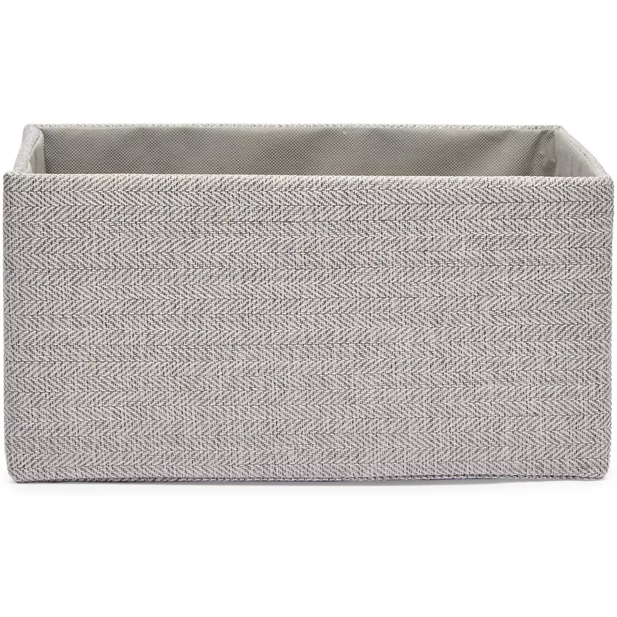 Juvale 4 Pack Fabric Basket Storage Containers Grey Organizers, 4 Sizes