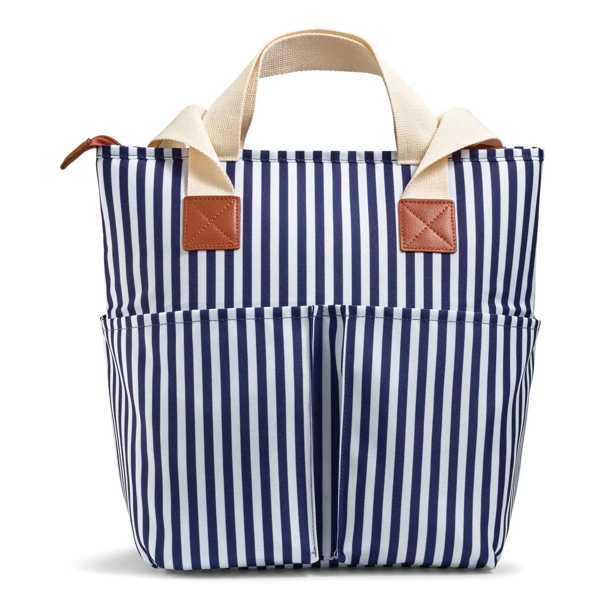 Fit & Fresh Foundry Wine 9.6qt Cooler Tote - Navy Stripe