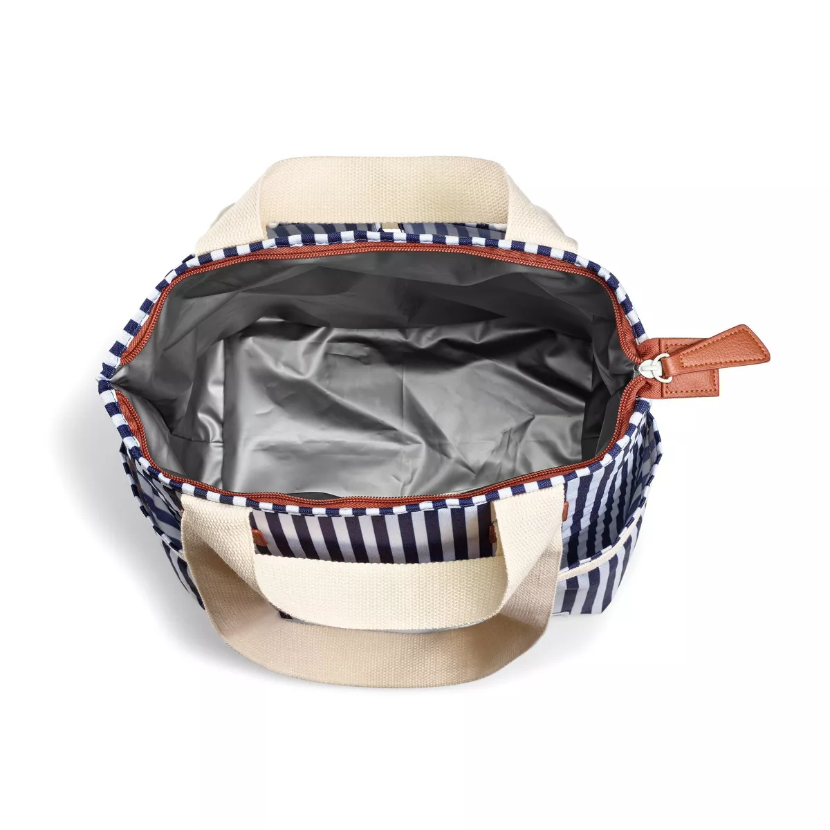 Fit & Fresh Foundry Wine 9.6qt Cooler Tote - Navy Stripe