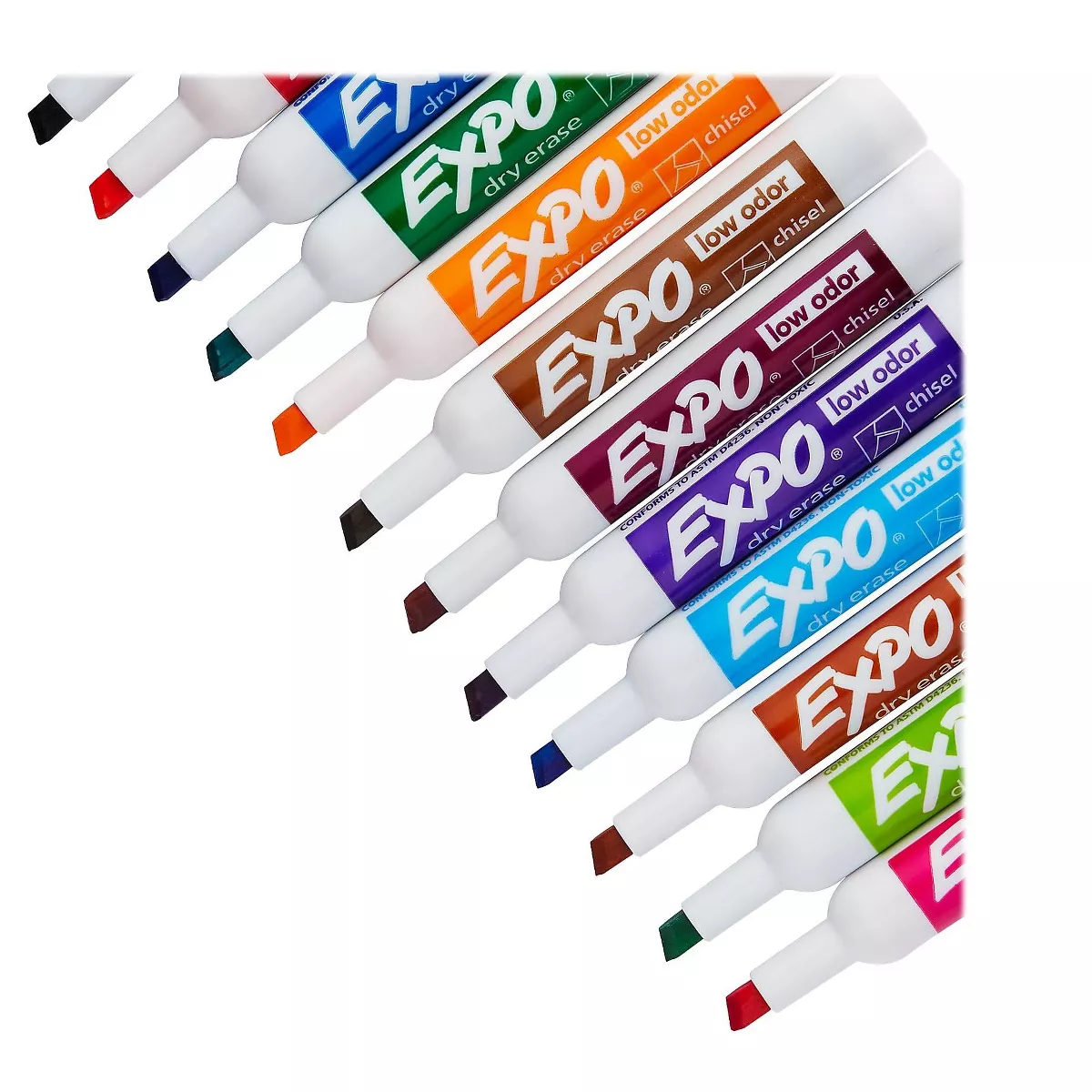 Expo Dry-erase Markers Chisel Point Nontoxic 12/ST Assorted 80699