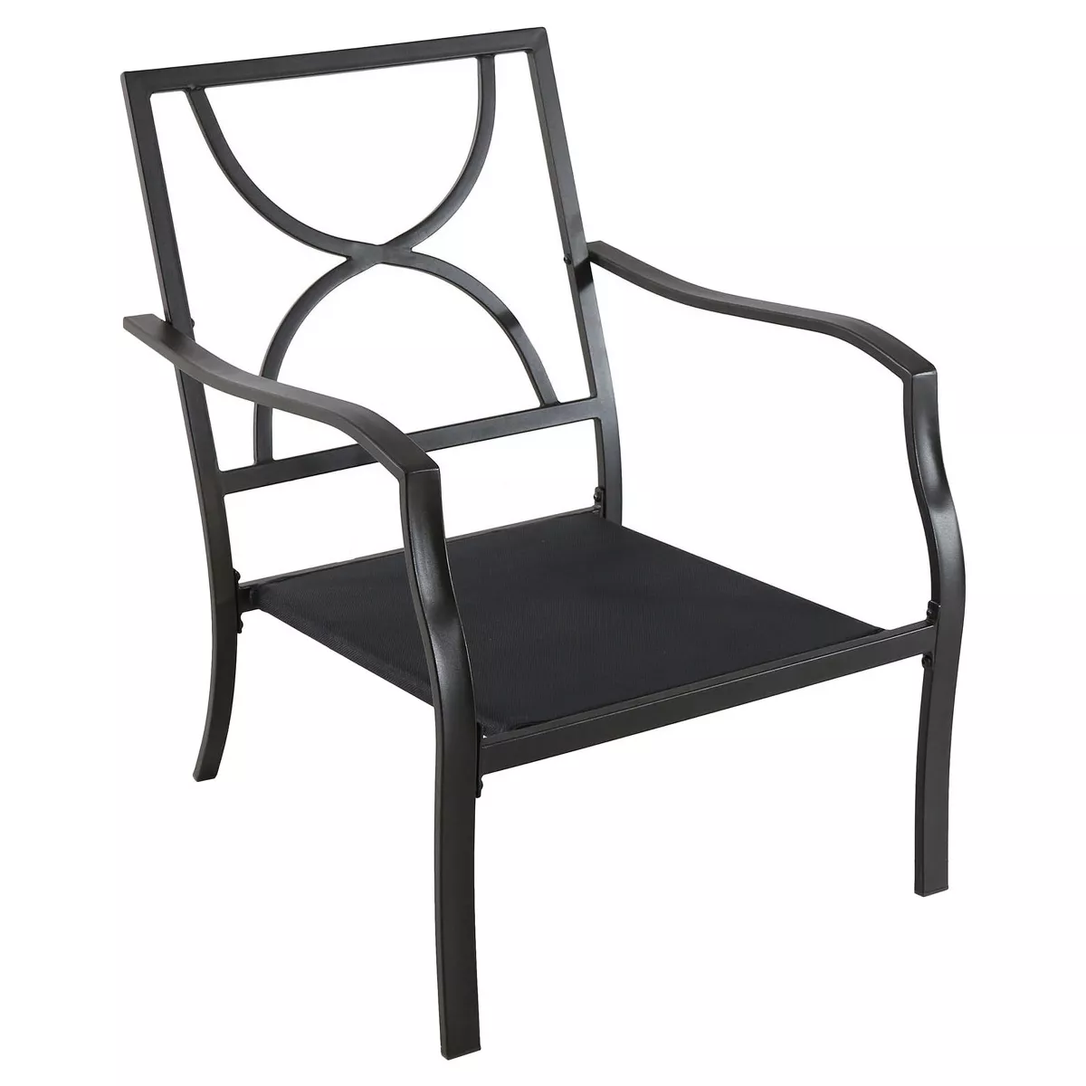 Crawford 4pc Metal Patio Chat Set - Tan
