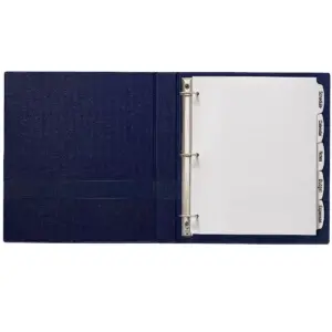 Avery Easy Peel White Label Tab Dividers 5-Tab 6/PK White 14432