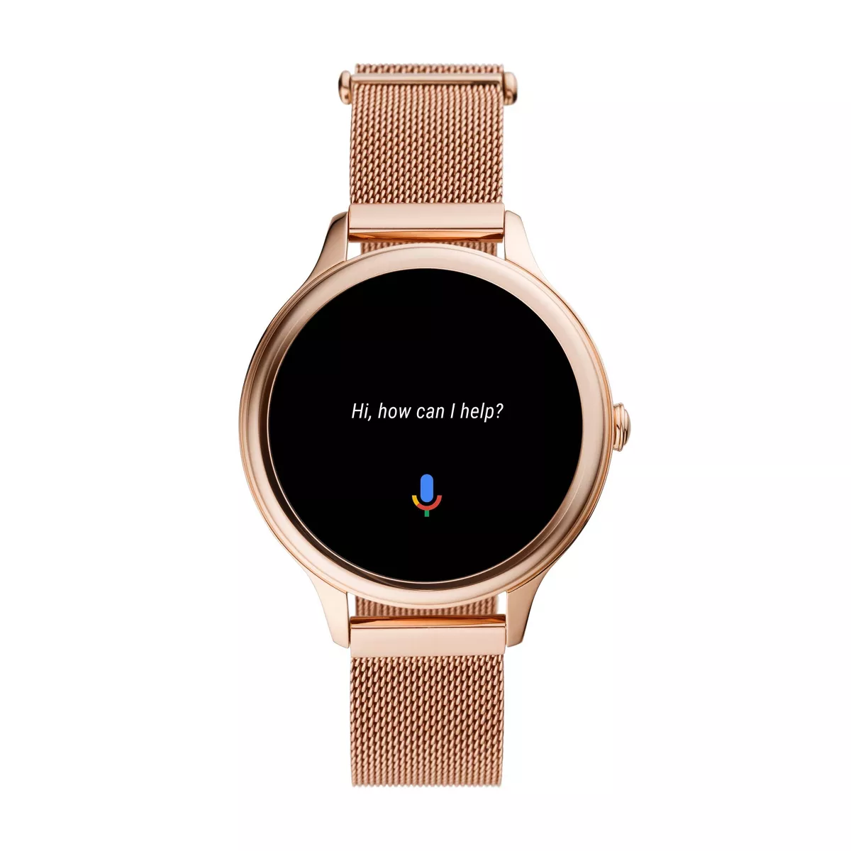 Fossil Gen 5E Smartwatch 42mm - Rose Gold-Tone Stainless Steel Mesh